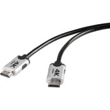 SpeaKa Professional HDMI kabel 3 m 4K UHD, avdio povratni kanal, pozlačeni konektorji črna Premium HDMI 4k/Ultra HD kabel 3 m črna (20416864) | Shoptok.si