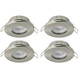 Eglo Set okroglih LED vgradnih svetilk Mazuby-LED 1 (5 W, Nikelj, Topla bela) Cene