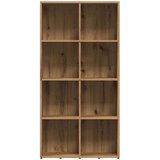 vidaXL Knjižna omara artisan hrast 66x30x130 cm inženirski les | Shoptok.si