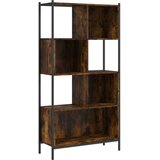  Regal za knjige boja hrasta 72x28x172 cm od konstruiranog drva | Shoptok.si