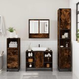  3-dijelni set kupaonskog namještaja boja hrasta drveni | shoptok.hr