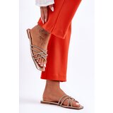 Boto Women's Shoes with Stripes and Rhinestones Gold Leomi | ePonuda.com
