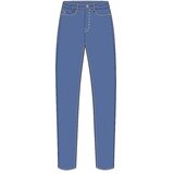 Moodo WOMEN'S JEANS L-JE-4002 Dblue Cene