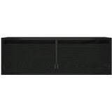 TV ormarić s LED svjetlima crni hrast 75x35,5x25 cm | shoptok.hr