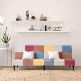 vidaXL Kavč dvosed z ležiščem blago | Shoptok.si