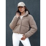 DStreet Kurtka damska krótka CELESTIAL kamelowa | shoptok.hr