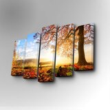 Wallity 5PUC-030 multicolor decorative canvas painting (5 pieces) | ePonuda.com