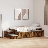  Krevet s ladicama Dimljeni hrast 80 cm Konstruirano drvo | shoptok.hr