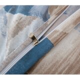 JAHU collections Modra/rjava enojna 3-delna posteljnina iz mikrosatena 140x200 cm Eden – | Shoptok.si