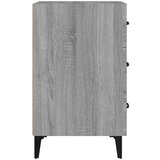 vidaXL Noćni ormarić boja hrasta sonome 40x40x66 cm konstruirano drvo - Sivi hrast sonoma 1 | shoptok.hr