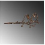 WALLXPERT decorative object figura bird on the branch 06 brown | ePonuda.com