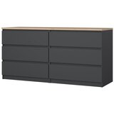 Tvilum Temno siva komoda 154x76x50 cm Naia – | Shoptok.si
