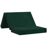 vidaXL Zložljiv kavč postelja 100 x 67 x 45 cm Temno zelena, (5000295202) | Shoptok.si