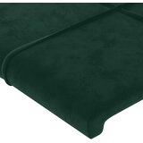  LED uzglavlje tamnozeleno 203 x 16 x 118/128 cm baršunasto | shoptok.hr