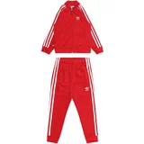 Adidas Jogging komplet 'Adicolor Sst' crvena / bijela