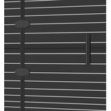 Sklopiva pregrada za tuš ESG 120 x 140 cm crna | shoptok.hr