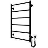  Kupaonski merdevinski radijator CLASSIC 110W/230V 81x52 cm nerđajući čelik/crna, desna | Eponuda.com