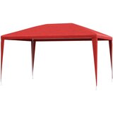 Šator za svadbe - šator za zabave Crvena 400 x 300 x 255 cm PE i čelik - Crvena 3 x 4 m | shoptok.hr
