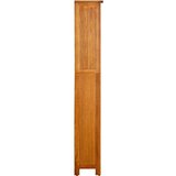 vidaXL police za knjige s 5 razina 70x22x140 cm od masivne hrastovine | shoptok.hr