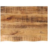 Stolna Mizna plošča 80x60x3,8 cm naraven rob trden robusten mangov les, (21411603) | Shoptok.si