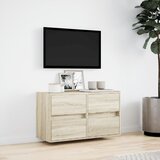  Zidni TV ormarić s LED svjetlima boja hrasta 80 x 31 x 45 cm | Eponuda.com