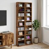 Cd ormar 2 kom. Staro drvo 33 x 23,5 x 175 cm Konstruirano drvo Cijene