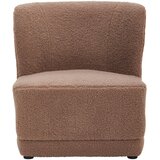 MID.YOU fotelj, rjavosiva les, tekstil | Shoptok.si