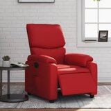 Maison Chic Električni naslanjač - Relax naslanjač rdeče umetno usnje, (22061788) | Shoptok.si