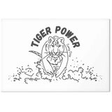  Slika - Tiger Power (1 Part) Wide 90x60 Na talijanskom platnu | shoptok.hr