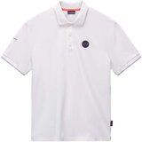 Napapijri E Badge Polo Shirt White Heron sarena | shoptok.hr