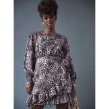 Fasardi Casual Dress with Ruffles with Leopard Pattern SF985 | ePonuda.com