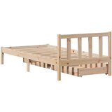 vidaXL Okvir kreveta bez madraca 100x200 cm konstruirano drvo | shoptok.hr