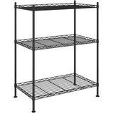 vidaXL Stalak za pohranu s 3 razine 60 x 35 x 76 cm crni 150 kg | shoptok.hr