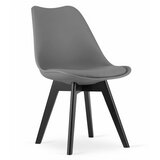 Brandless Stol MARK - grafit / črne noge x 2, (22030657) | Shoptok.si