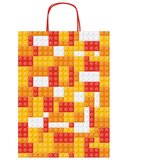  VREĆICE UKRASNE 26X36X12CM KOCKICE REX-SAUL SADOCH SDF26-274J NAR/CRV/ŽUT | shoptok.hr
