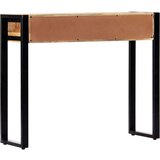  Konzolna mizica 90x30x75 cm trden mangov les | Shoptok.si