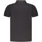 ACCADEMIA MILITARE MILITARY ACADEMY BLACK MEN&#39;S SHORT SLEEVE POLO | shoptok.hr