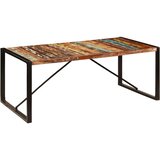  Blagovaonski stol od masivnog obnovljenog drva 200x100x75 cm Cijene