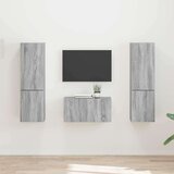 3 Komplet TV omaric 5 pcs Siva Sonoma Konstruiran les, (5000132258) | Shoptok.si