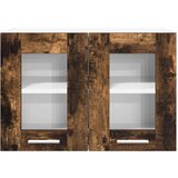 Viseći ormarić Zidne Riga 2 pcs Dimljeni hrast 60 x 31 x 40 cm | shoptok.hr