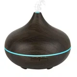 Ultrazvočni vlažilec zraka z aroma lučko 500 ml temno rjav, (21264642)