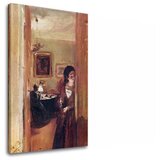  Slike na platnu Adolph Menzel - Living Room with the Artist's Sister | Shoptok.si