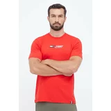Tommy Hilfiger Kratka majica moški, rdeča barva