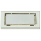 HEIDEMANN Gumb za zvonec (Z imensko ploščico, Bele barve, Vezano z žico, 60 x 25 x 13 mm) | Shoptok.si