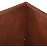  Vrtna saksija Rđa 100 x 40 x 40 cm Otporni čelik - Otporni čelik 100 x 40 x 40 cm 1 | shoptok.hr