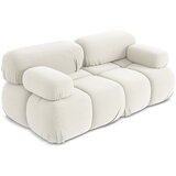Makamii Bijela baršunasti sofa 190 cm Lokua – | shoptok.hr