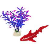  Lutka za igru Emily u obliku sirene sa crvenom ribom - 30 cm | Shoptok.si