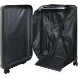 vidaXL Zložljiv kovček Trdi ovoj 28'' Temnosiv 50x30x76 cm ABS | Shoptok.si