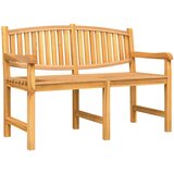  4-dijelni vrtni blagovaonski set od masivne tikovine Smeđa Dužina stola 180 cm | shoptok.hr