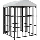 Vanjski kavez za pse s krovom 150 x 150 x 210 cm | shoptok.hr